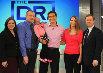 The Dr. Oz Show aired a very special segment on Progeria!