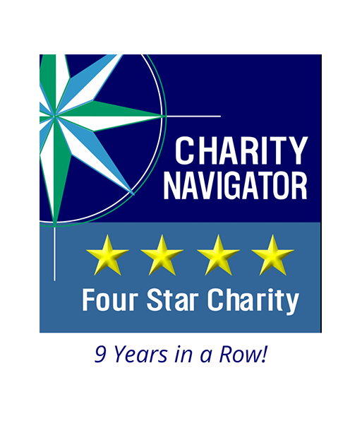 Charity Navigator 9 Years in a Row!